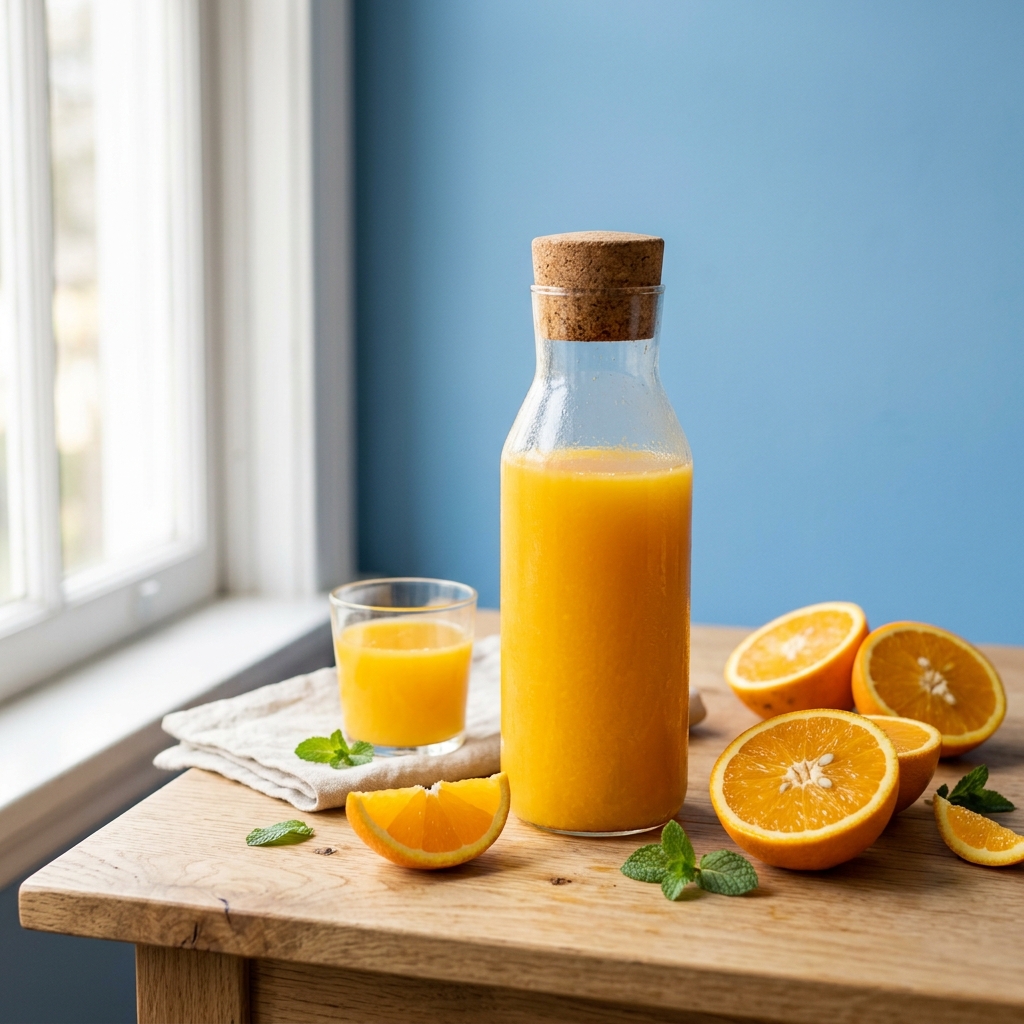 Jus d'orange frais pressé